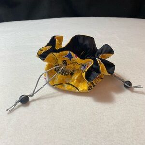 Pittsburgh Steelers NFL Jewelry Pouch Treasure Bag Handmade By Li Li NEW